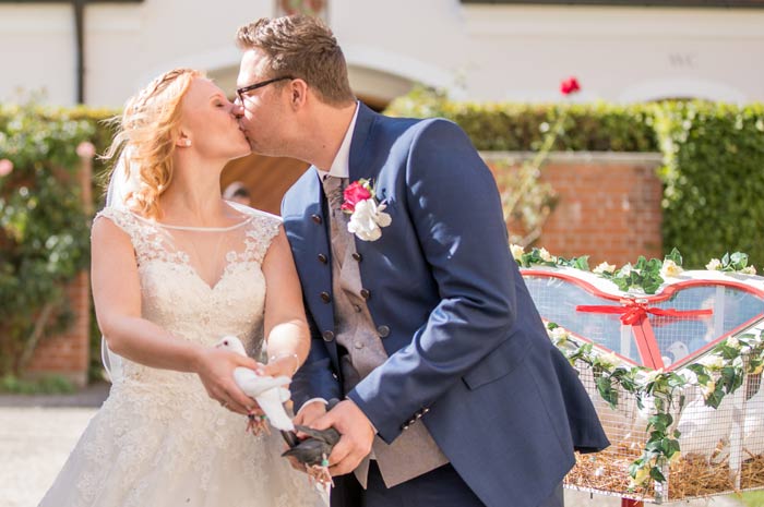 Romantisches Hochzeitsgeschenk: Hochzeitstauben