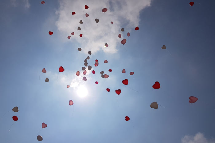 Auch heliumgefüllte Luftballons können Sie bei uns erhalten